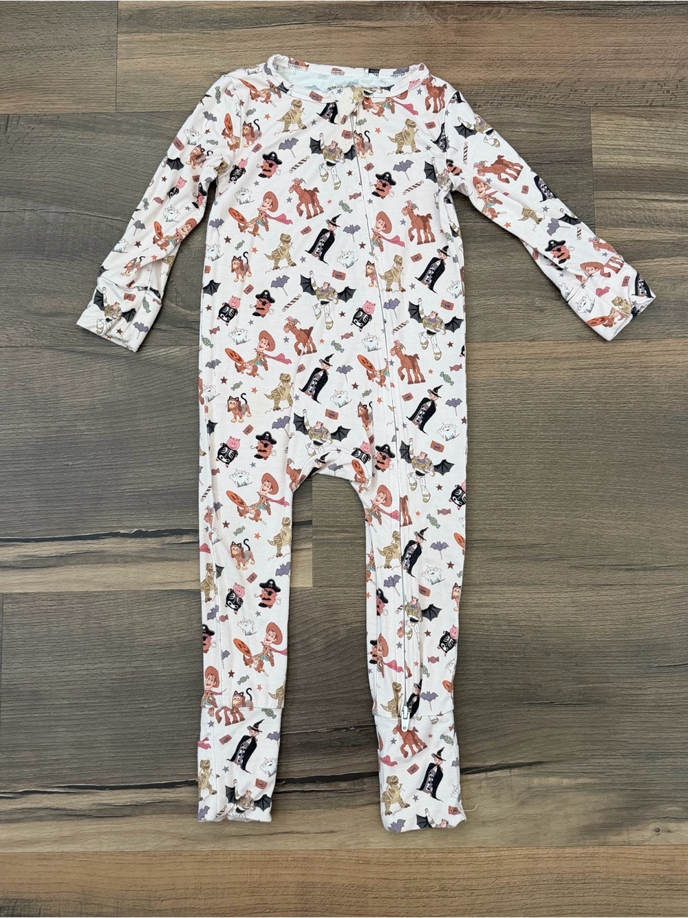 Small Shop Toy Story Halloween Bamboo Convertible Footie Pajamas Sz 12-18 Months